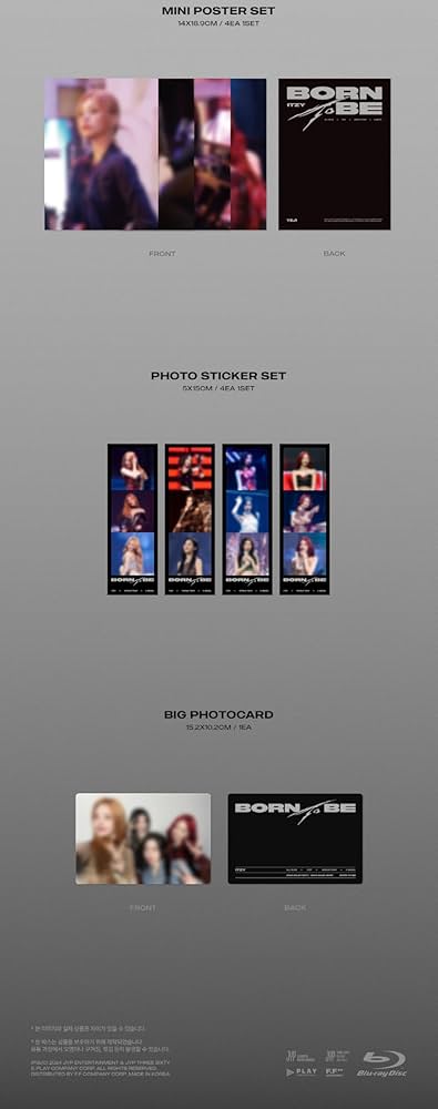 ITZY born to be ソウルコンDVD特典 ８枚セット ITZY born to be ソウルコンDVD特典 8枚セット ITZY